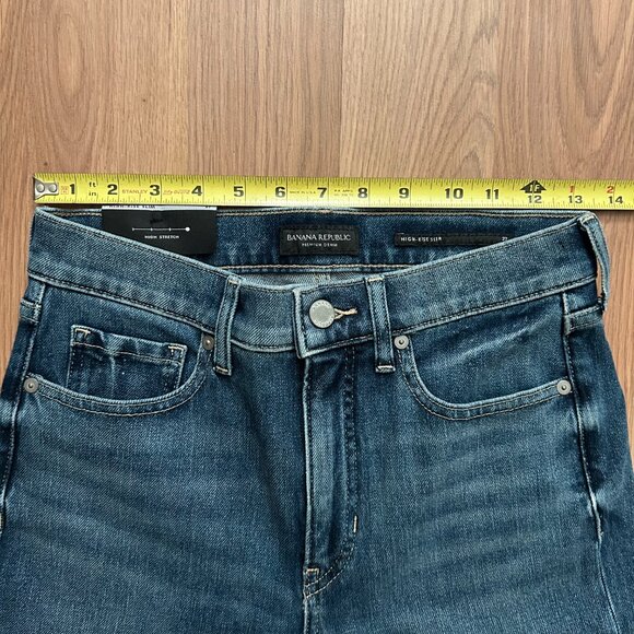 Banana Republic High-Rise Slim Jeans in Medium Wash - Picture 10 of 12